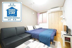 1 bedroom, iron/ironing board, free WiFi - Terry's Apartment Namba South V C02F (Osaka)