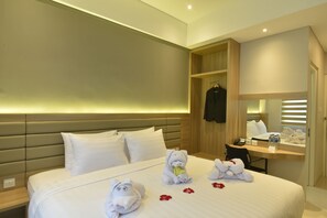 Habitación doble superior | Escritorio, wifi gratis y ropa de cama