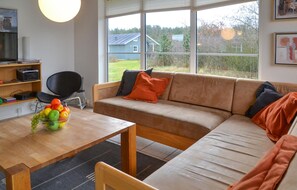 Televisie en een open haard