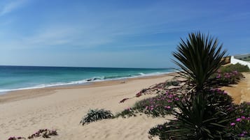 En la playa