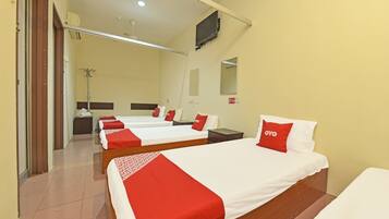 Kamar Twin | Wi-Fi gratis dan seprai linen