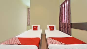 Free WiFi, bed sheets