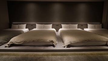 3 habitaciones, camas con efecto memoria y wifi gratis