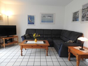 Televisión, chimenea