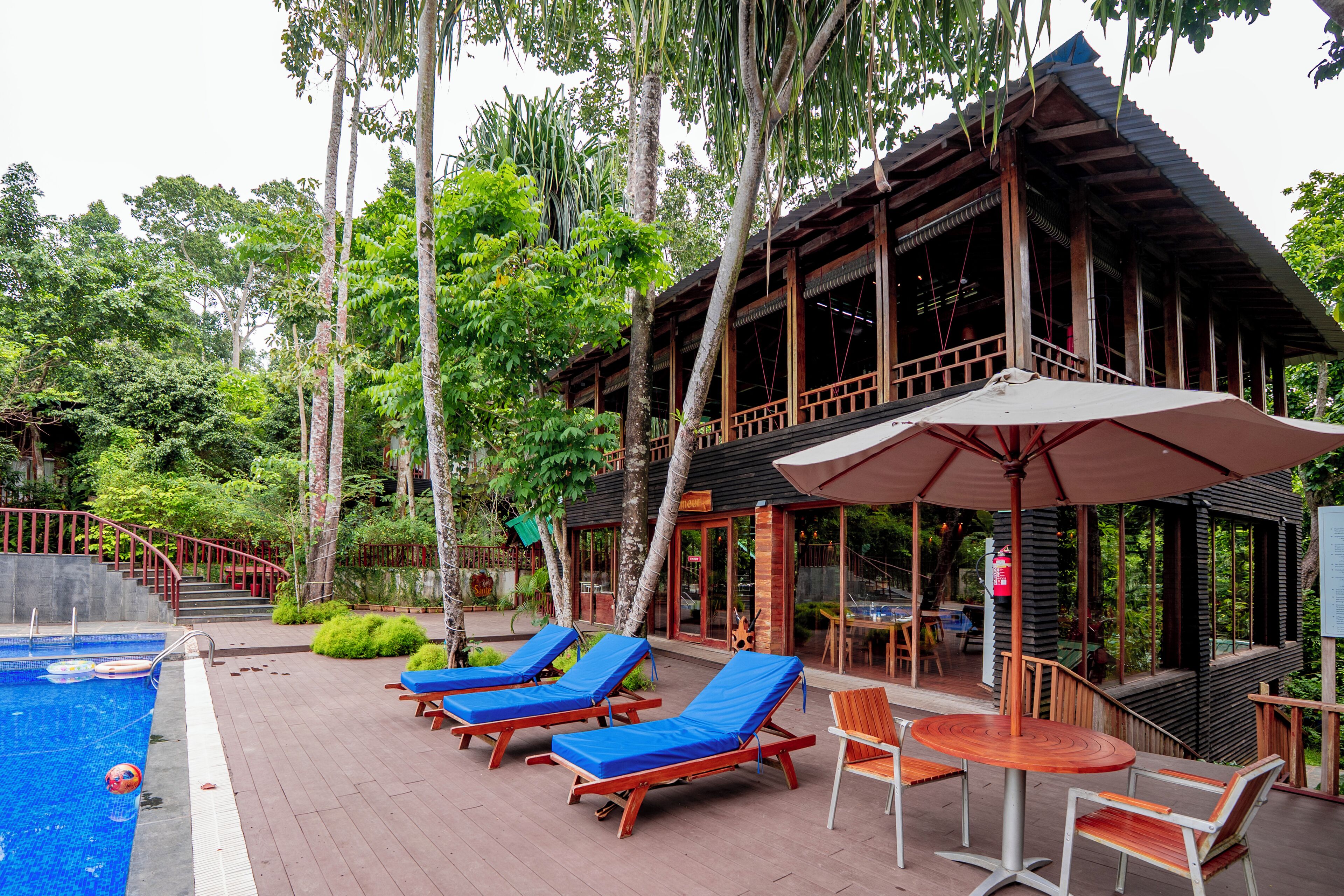 Fassade der Unterkunft