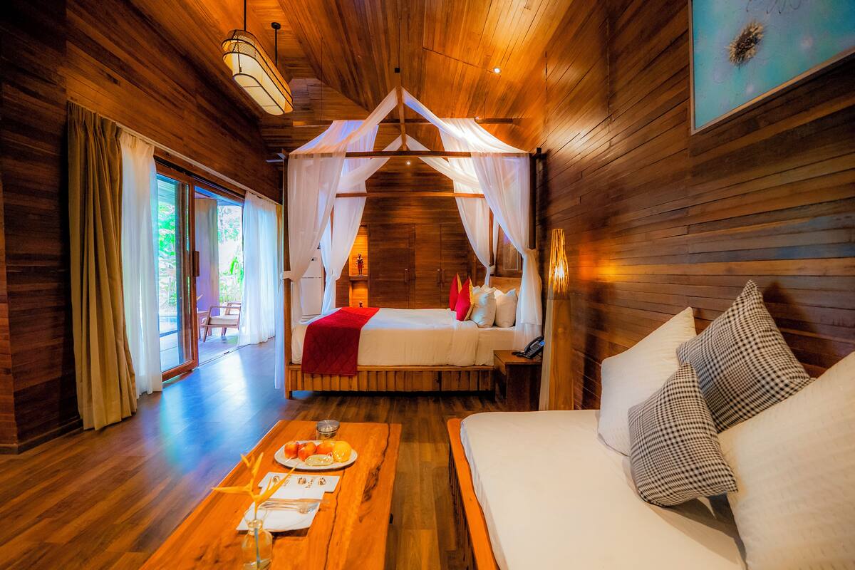 De Belle Villa with Private pool | Sengetøy av topp kvalitet, minibar og strykejern/-brett
