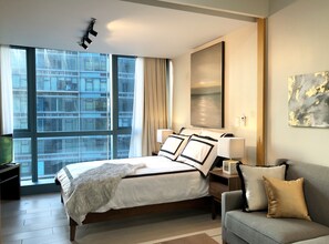 1 quarto, roupas de cama premium, Wi-Fi