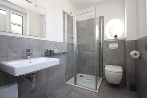 Shower, hair dryer