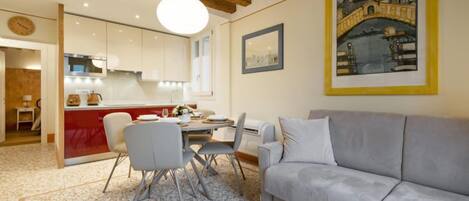 Apartment, 2 Bedrooms | Living area | TV