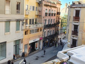 Blick von der Unterkunft