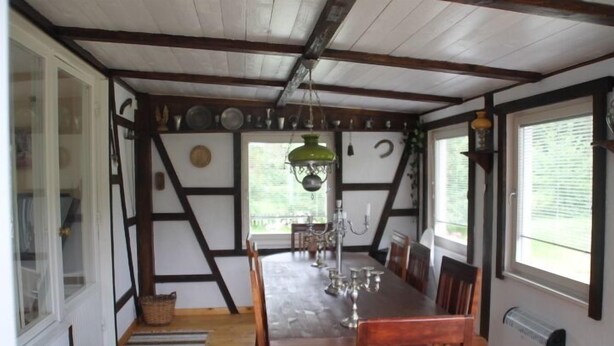 Ferienhaus, 4 Schlafzimmer | Essbereich im Zimmer
