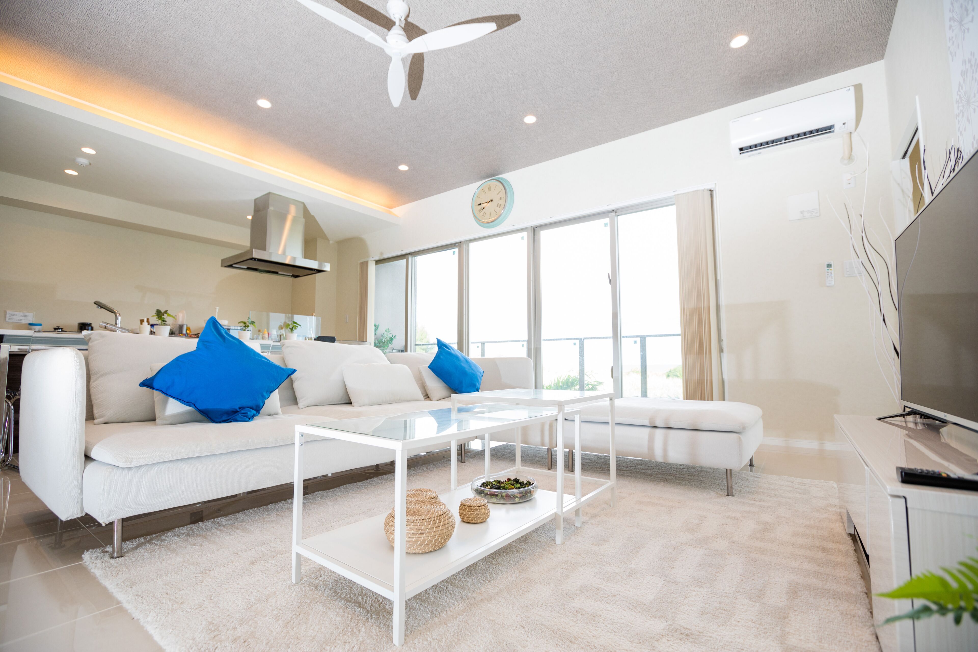 Apartment, 3 Bedrooms | Living area | Flat-screen TV, streaming services