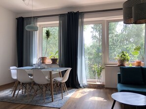 Apartment, 2 Bedrooms (2 balconies) | In-room dining - A Place Like Home Apartamenty Wiewiorcza (Gdansk)