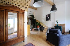 Loft | Living area | Flat-screen TV - A Place Like Home Apartamenty Wiewiorcza (Gdansk)