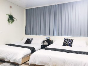 Individually decorated, individually furnished, blackout curtains