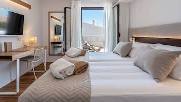 1 habitación y ropa de cama de alta calidad