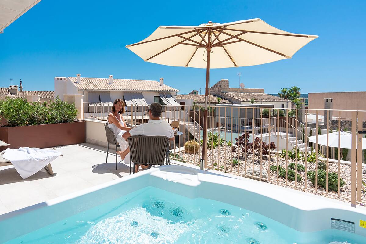 Suite, Terrace (Jacuzzi) | Premium bedding, memory foam beds, in-room safe, desk