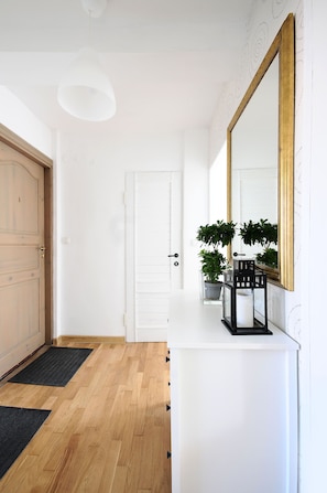 Apartment, Balcony | Living area | 41-inch TV with cable channels - A Place Like Home Apartamenty Horeszkow (Gdansk)