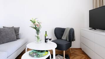Apartment, 1 Bedroom | 1 bedroom, iron/ironing board, free WiFi, bed sheets