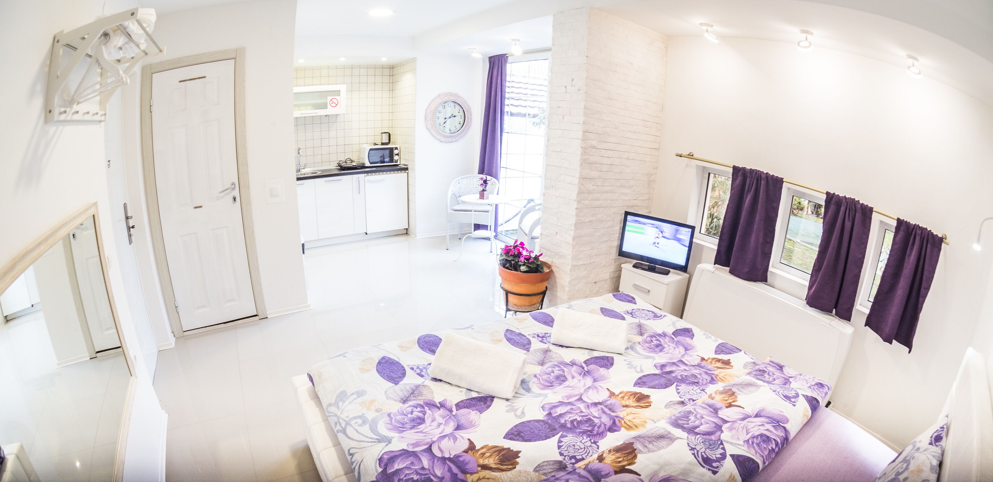 Huoneisto, 1 makuuhuone, terassi | Äänieristys, silitysrauta/-lauta, ilmaiset vauvansängyt, ilmainen Wi-Fi