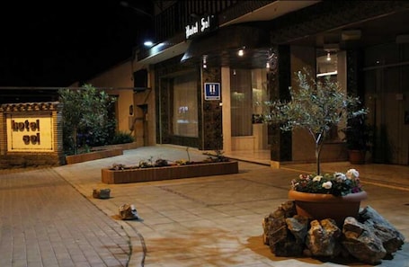 Entrada de la propiedad