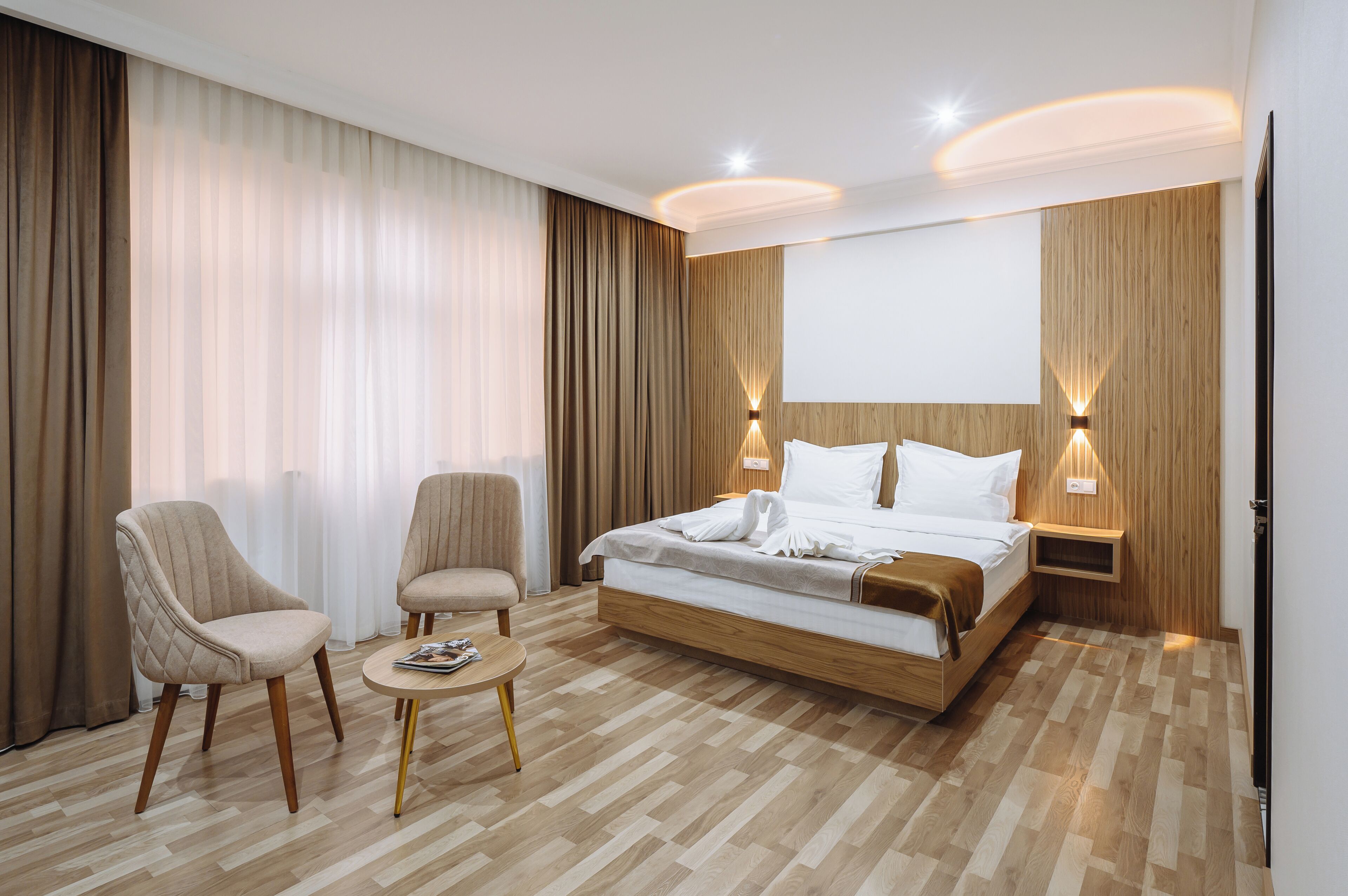 Luxury Room | Premium bedding, pillow-top beds, desk, iron/ironing board