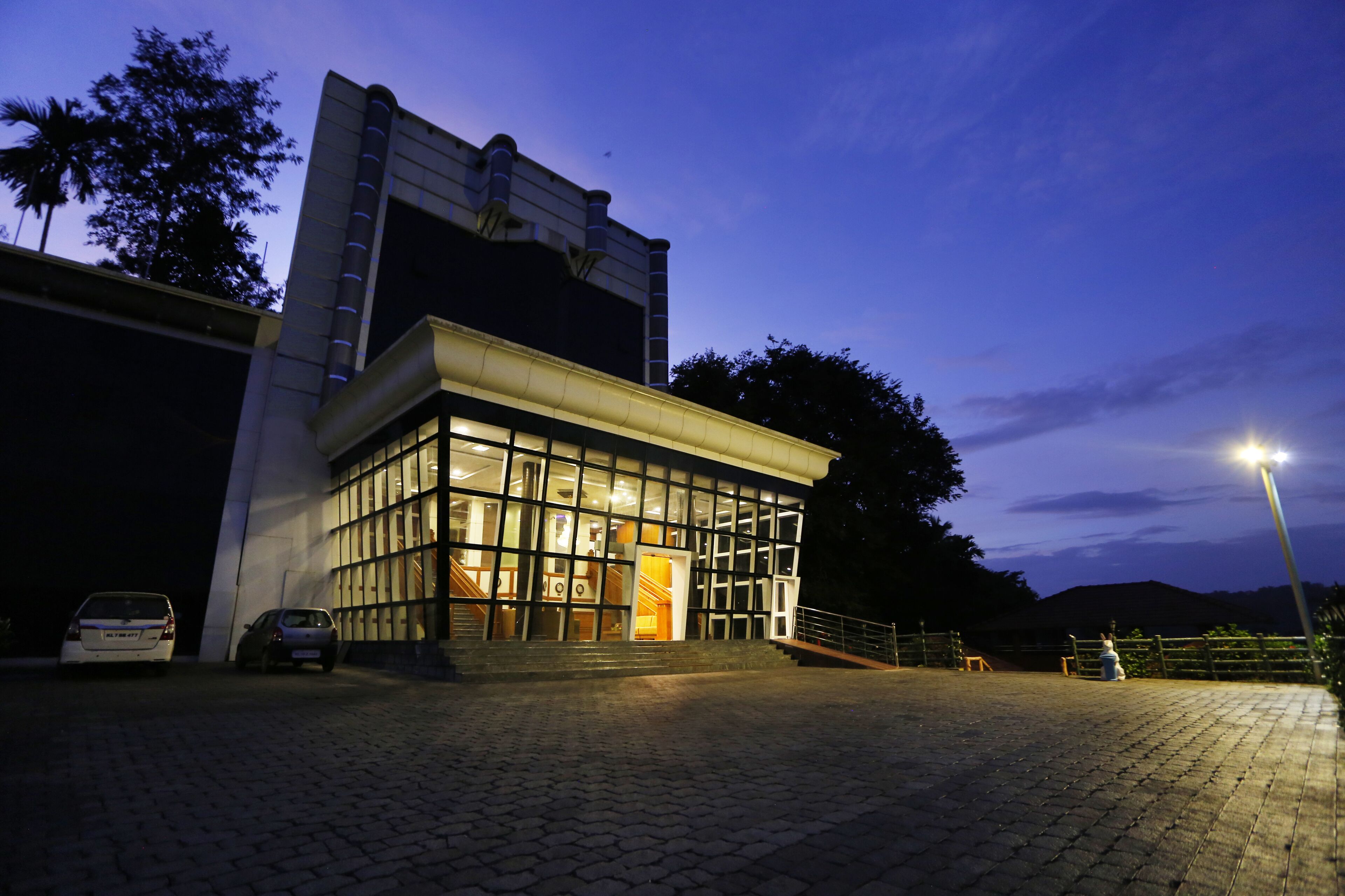 Front of property - evening/night