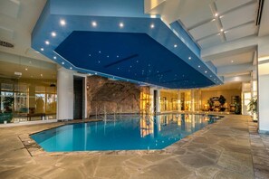 Indoor pool, seasonal outdoor pool