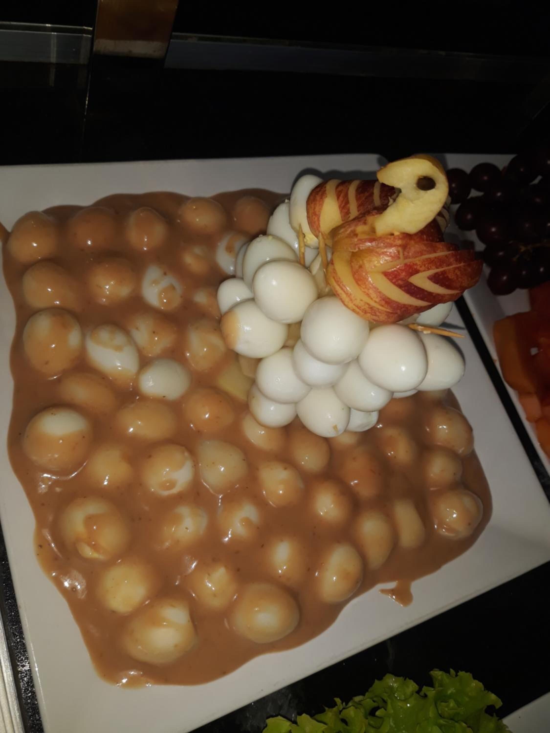 Lunsj og middag serveres