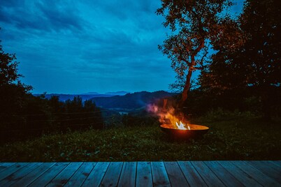 Srčna, a beautiful peaceful log cabin on Tri vile estate with amazing view