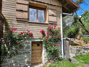 Exterior detail - Chalet Iris with jacuzzi in chalet in the heart of the Thônes Valley (THONES)