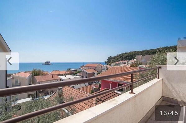 Classic Apartment, Balcony, Sea View | Balcony view - Apartments Petrovac (Petrovac)