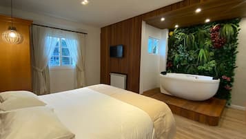 Suite estudio de diseño | 1 dormitorio, minibar, wifi gratis y ropa de cama