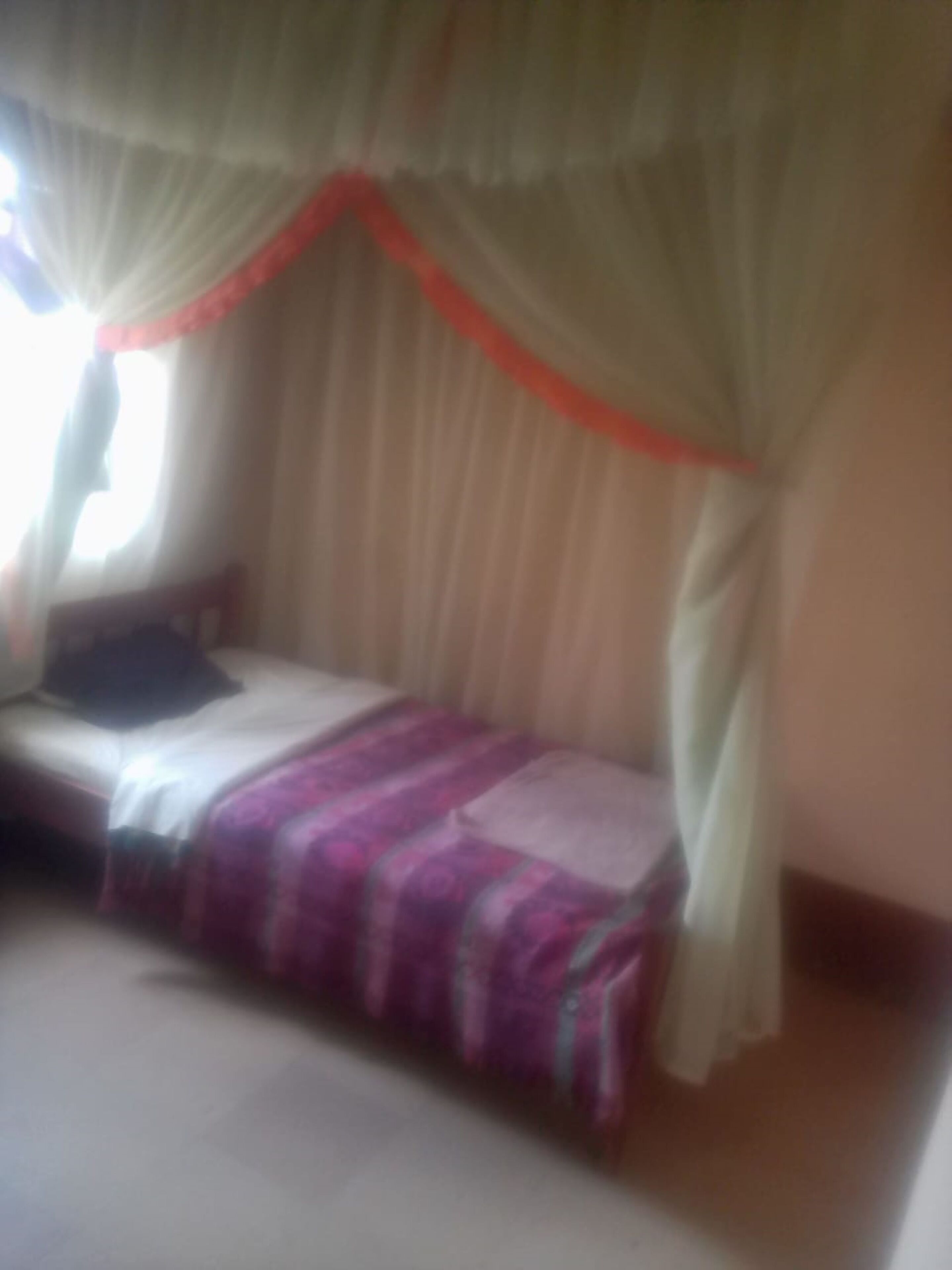 Desk, laptop workspace, free WiFi, bed sheets
