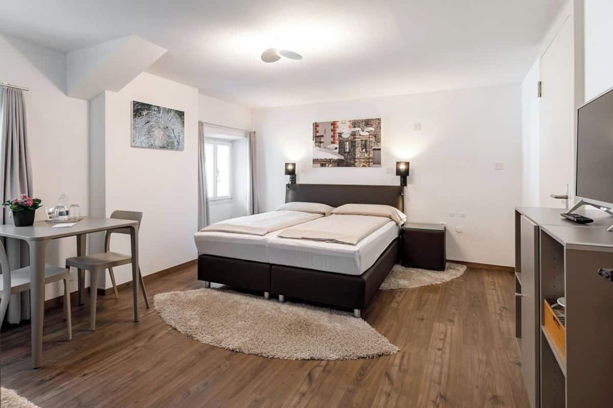 Tweepersoonskamer | 1 slaapkamer, hypoallergeen beddengoed, babybedden, gratis wifi