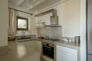 Fridge, oven, stovetop, coffee/tea maker - Andros Tessera - Senior Villa (Kipri)
