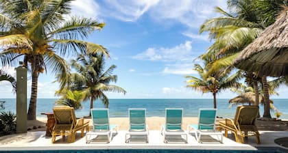 Beach Front Home - Hopkins, Belize