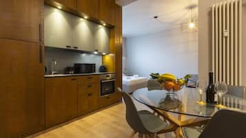 Studio (Flat 2) | Living area | Smart TV