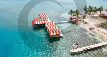  Paradise Over the Water Cabins in San Blas