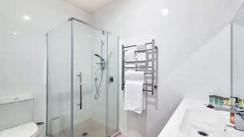 Free toiletries, hair dryer, towels