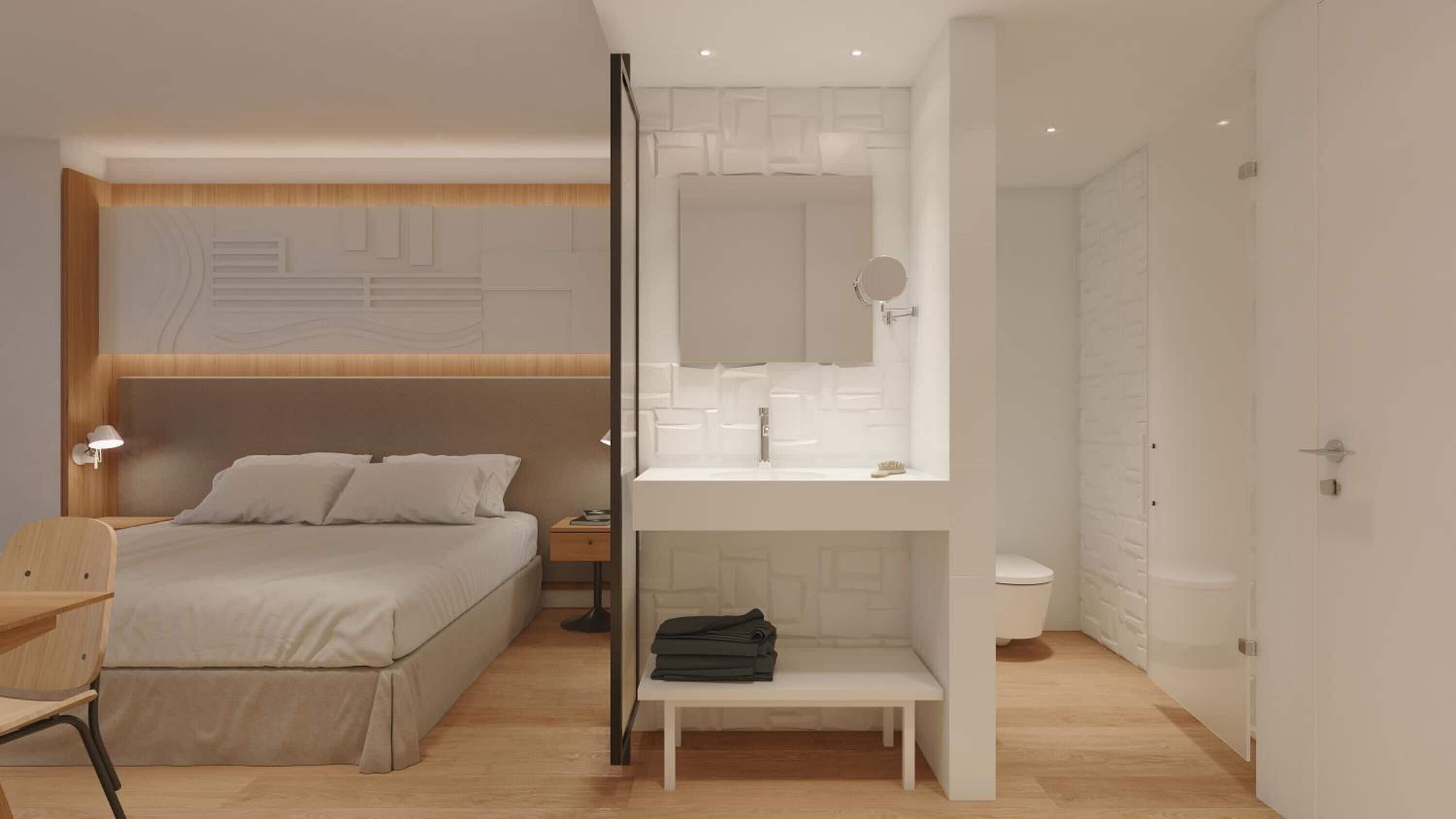 Minibar, desk, soundproofing, free WiFi