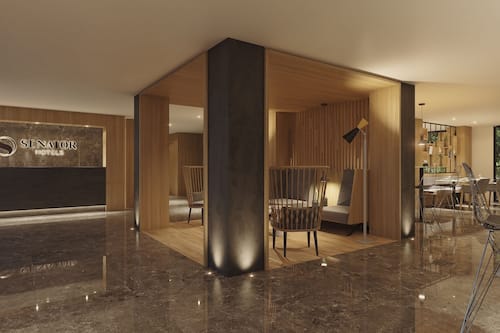 Sitteområde i lobbyen