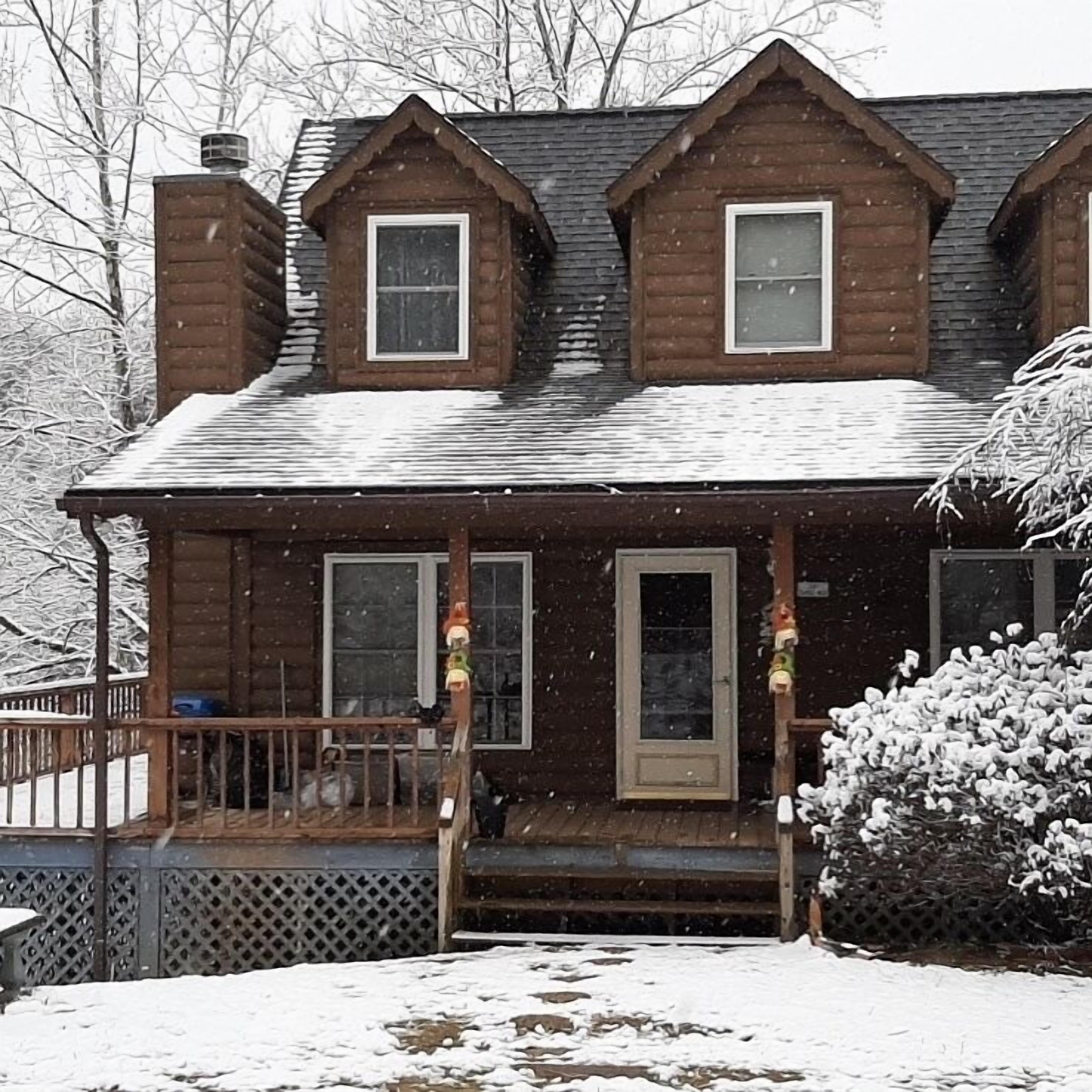 Winter is Here! Enjoy hot chocolate by the Fireplace. 