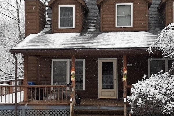 Winter is Here! Enjoy hot chocolate by the Fireplace.