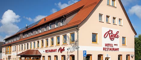 Façade de l’hébergement