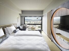 Privilege, Premium Room, Multiple Beds, Non Smoking | Down comforters, in-room safe, free WiFi, bed sheets