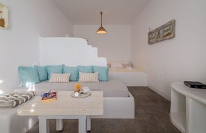 Studio, Sea View | Individually decorated, individually furnished, free cribs/infant beds - Faros Apartments (Milos)