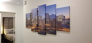 2 chambres, bureau, fer et planche à repasser, accès au Wi-Fi (inclus)