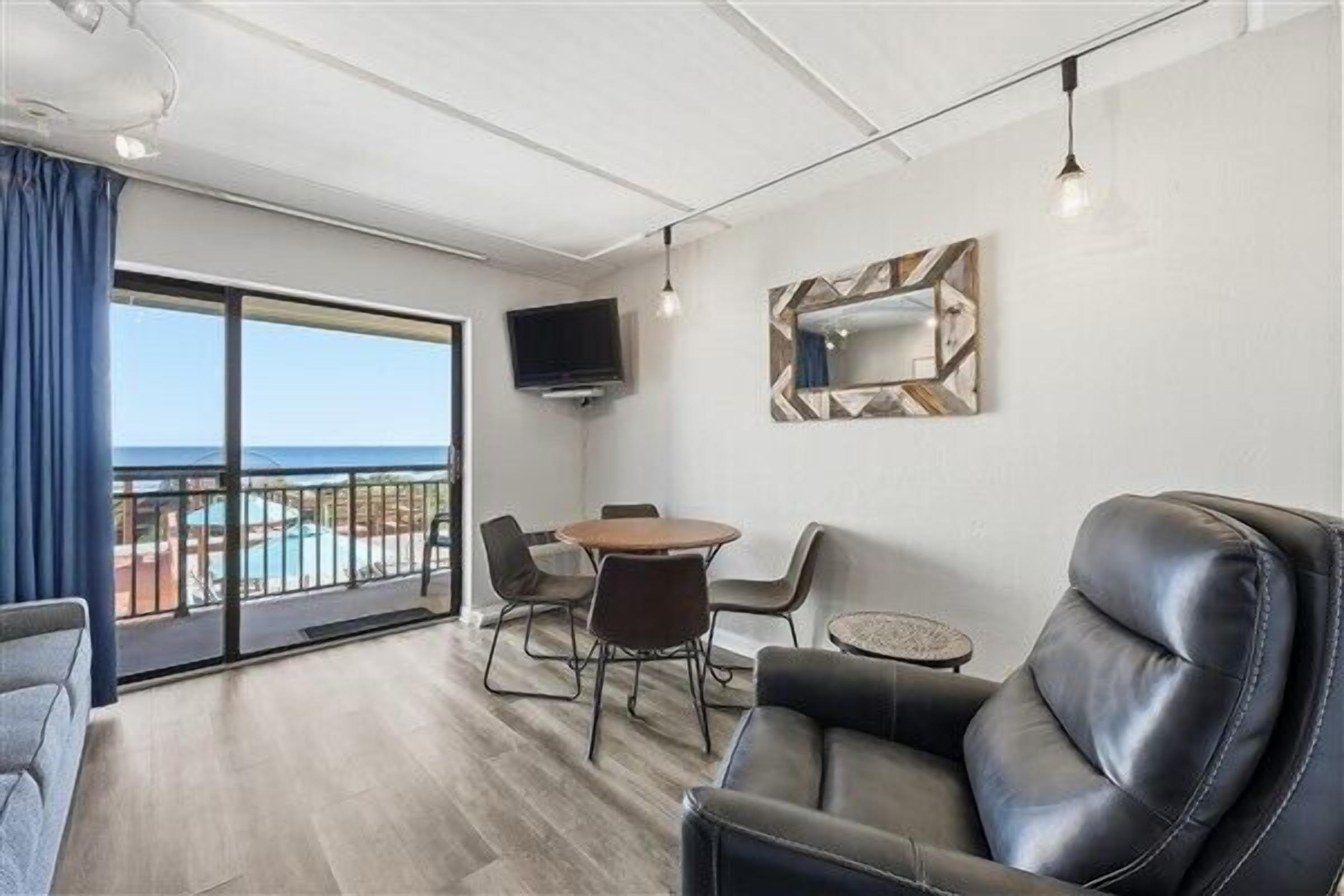 Una televisión, un reproductor de DVD