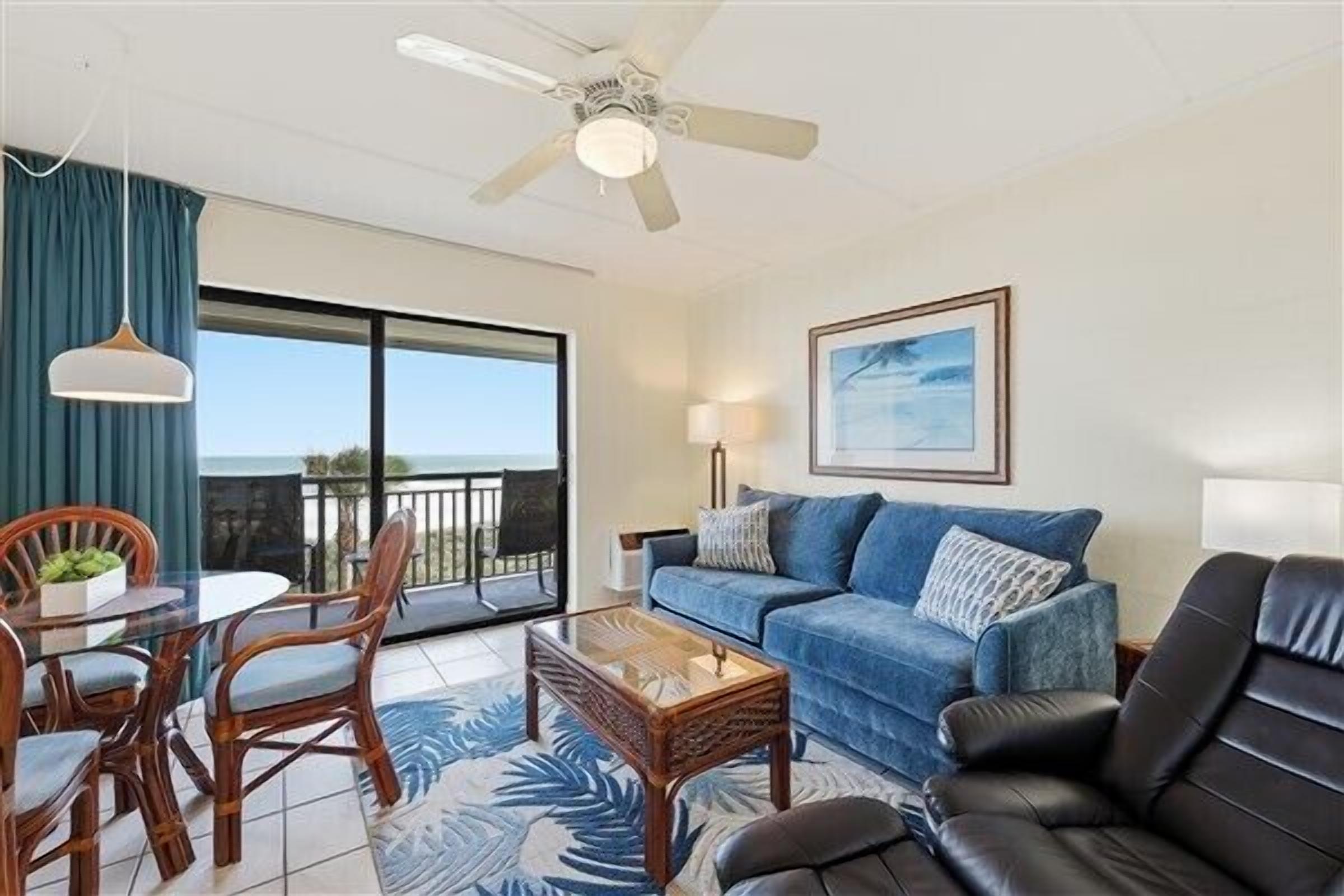 Flat-screen TV, DVD player